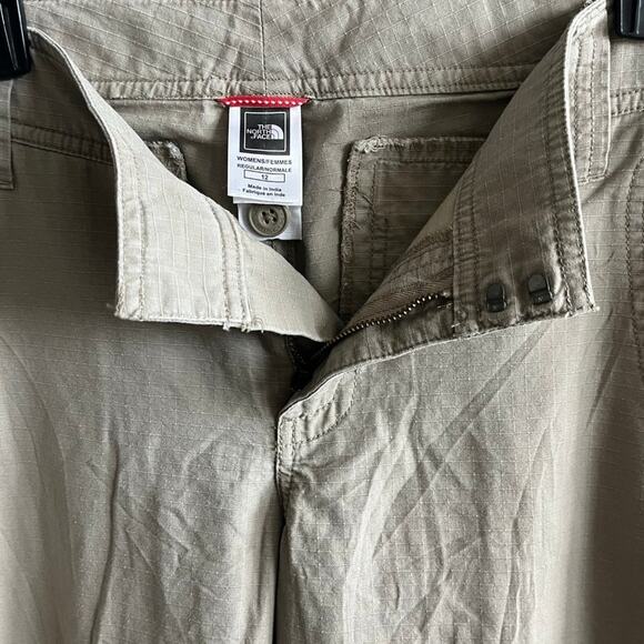 The North Face Women's Almatta Cropped Capri Khaki Pants Size 12 - Picture 7 of 12